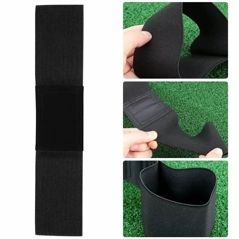 1PC Professional Elastic Golf Swing Trainer Arm Band, Golf Swing Gesture Corrector for Men Women Beginners